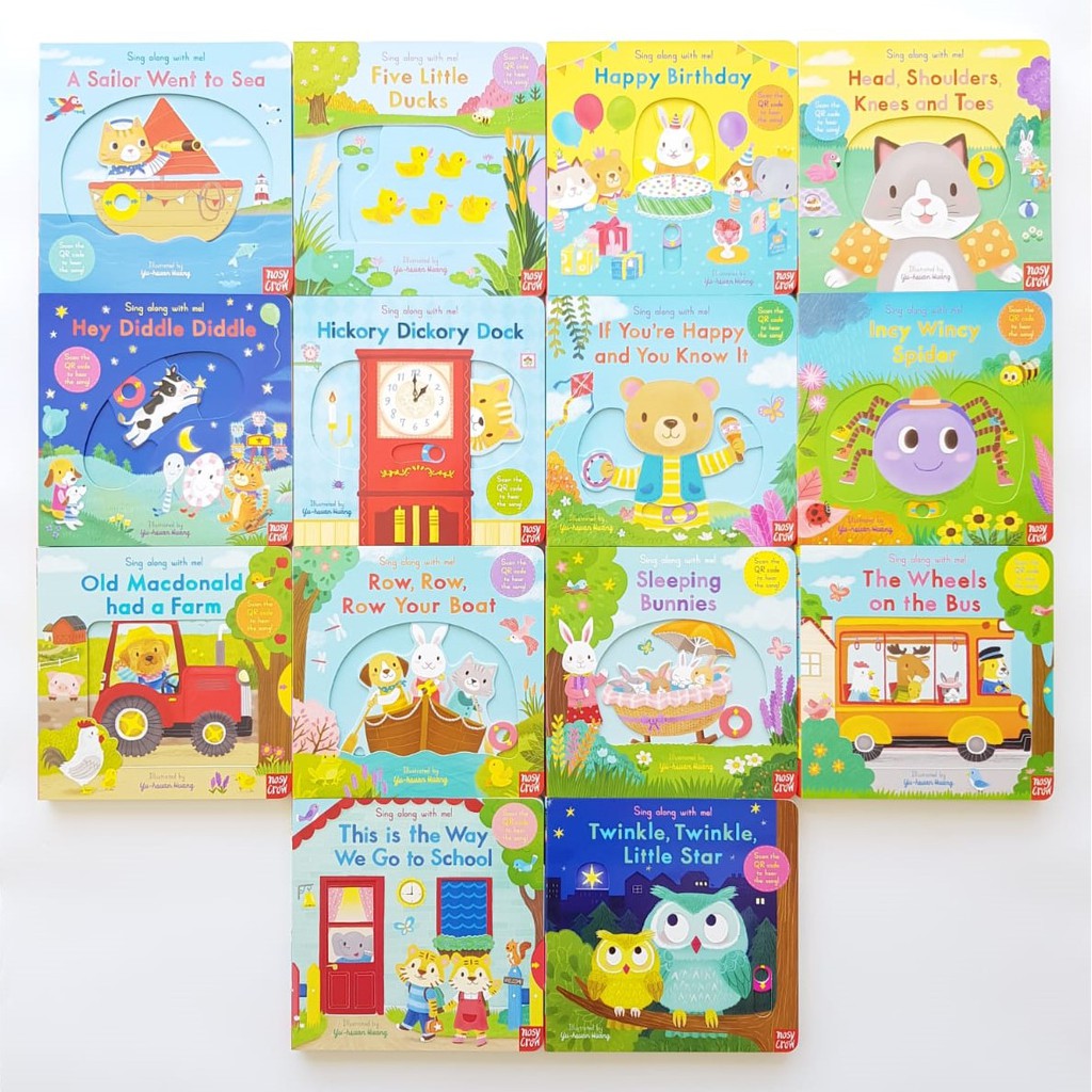 Classic Nursery Rhymes Sing Along with Me Interactive Board Book with ...