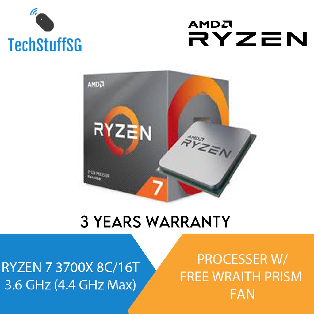 AMD Ryzen 7 3700X Unlocked Desktop CPU Processor (8 Cores / 16 Threads