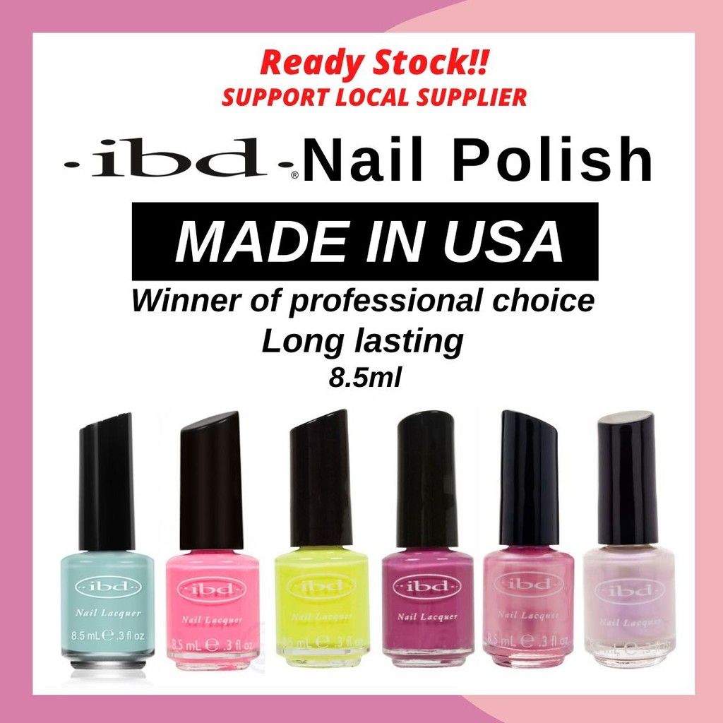 IBD Nail Polish Nail Lacquer  | Shopee Singapore