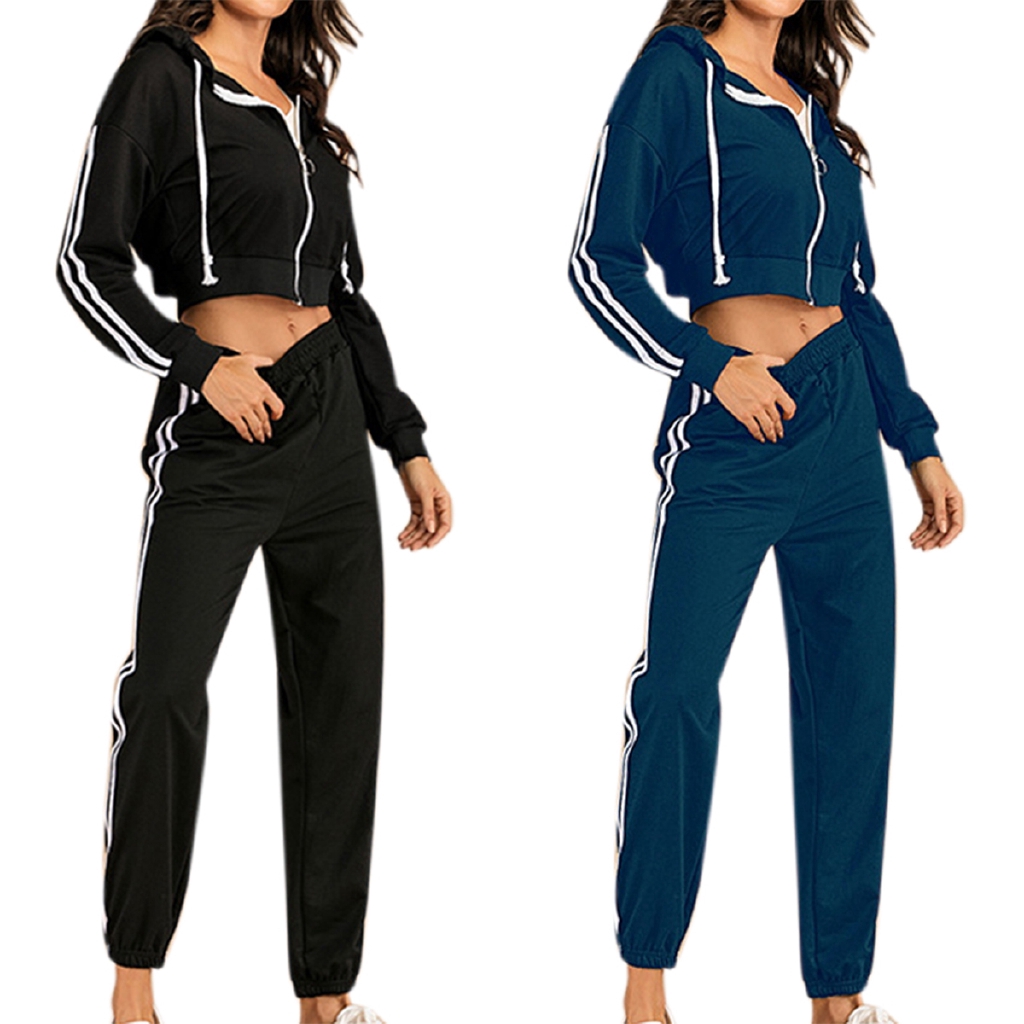 women's two piece jogger set