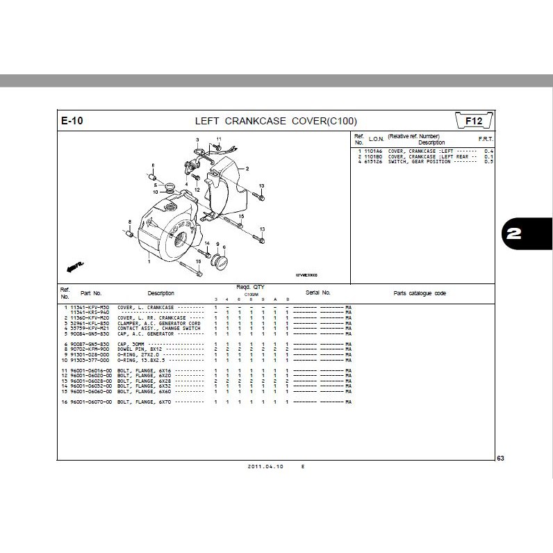 Buku Manual Honda Ex5 Dream / Honda Wave Alpha Spare Parts - We upload