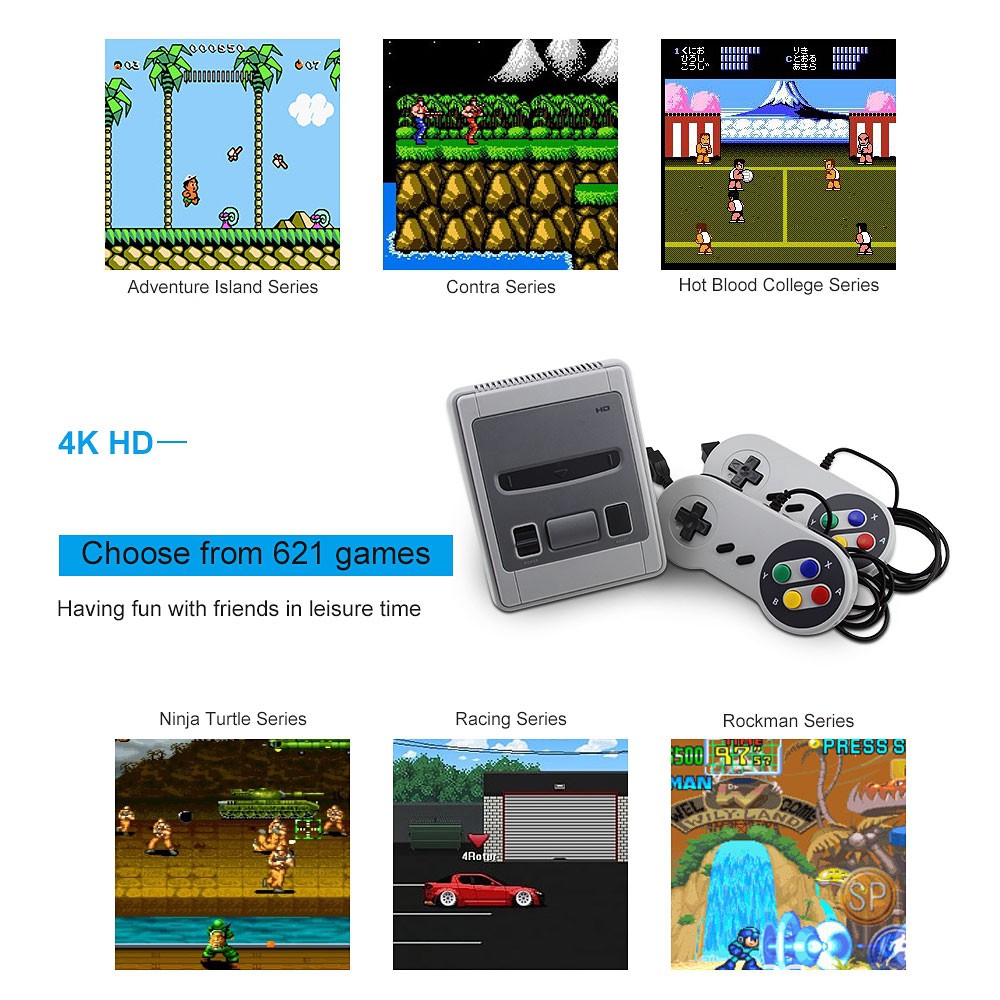 Video Game Console 620+ Free Games Double Handle HDMI TV Out Retro 8-Bit FC  NES GBA Classic Games Childhood Memory PlayStation | Shopee Singapore