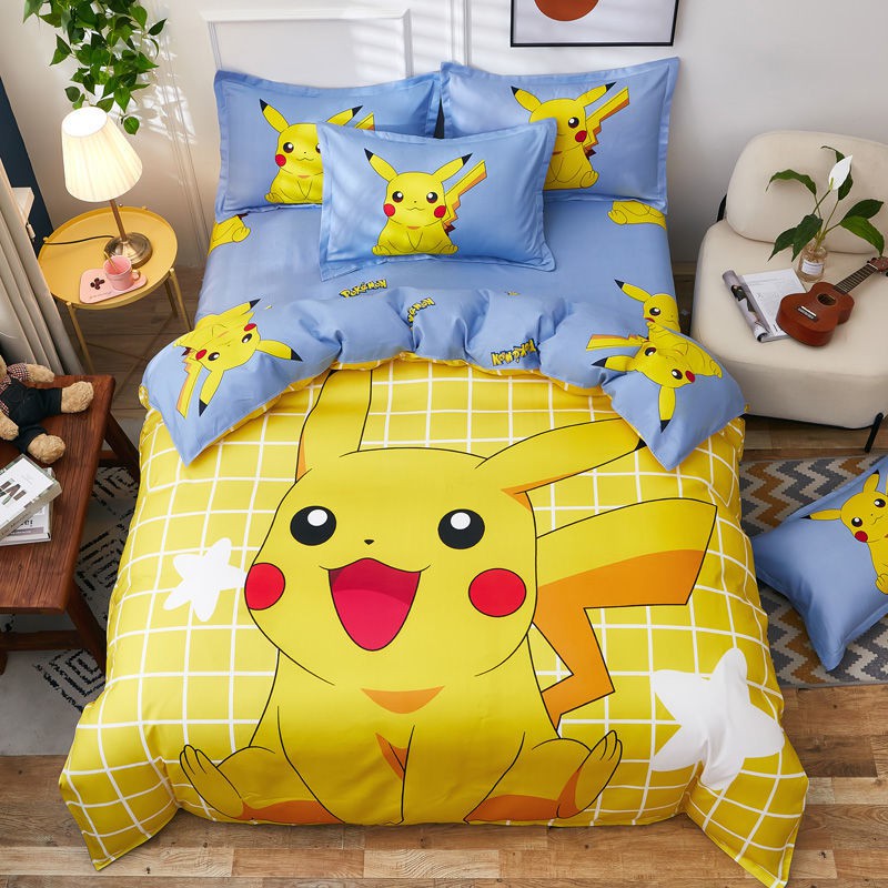 Pikachu Bed Set Queen Hanaposy