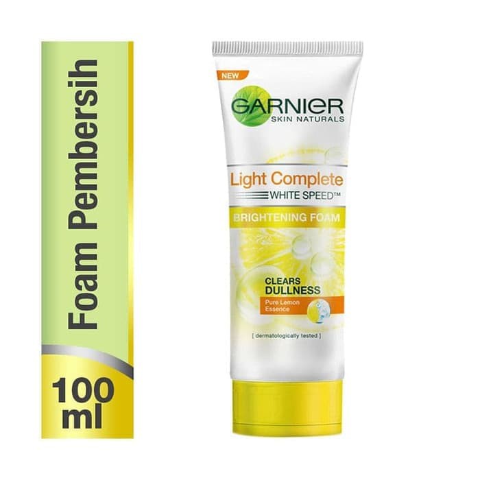 garnier light complete facial foam pure lemon