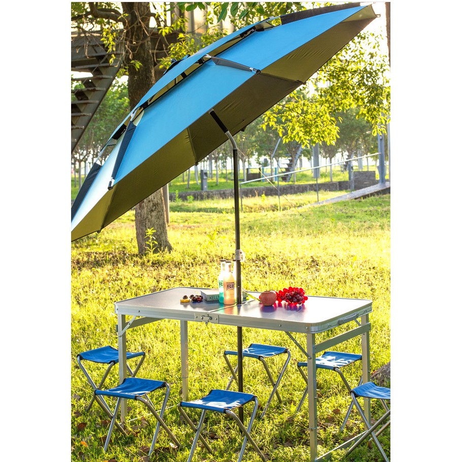 Outdoor Table On Grass