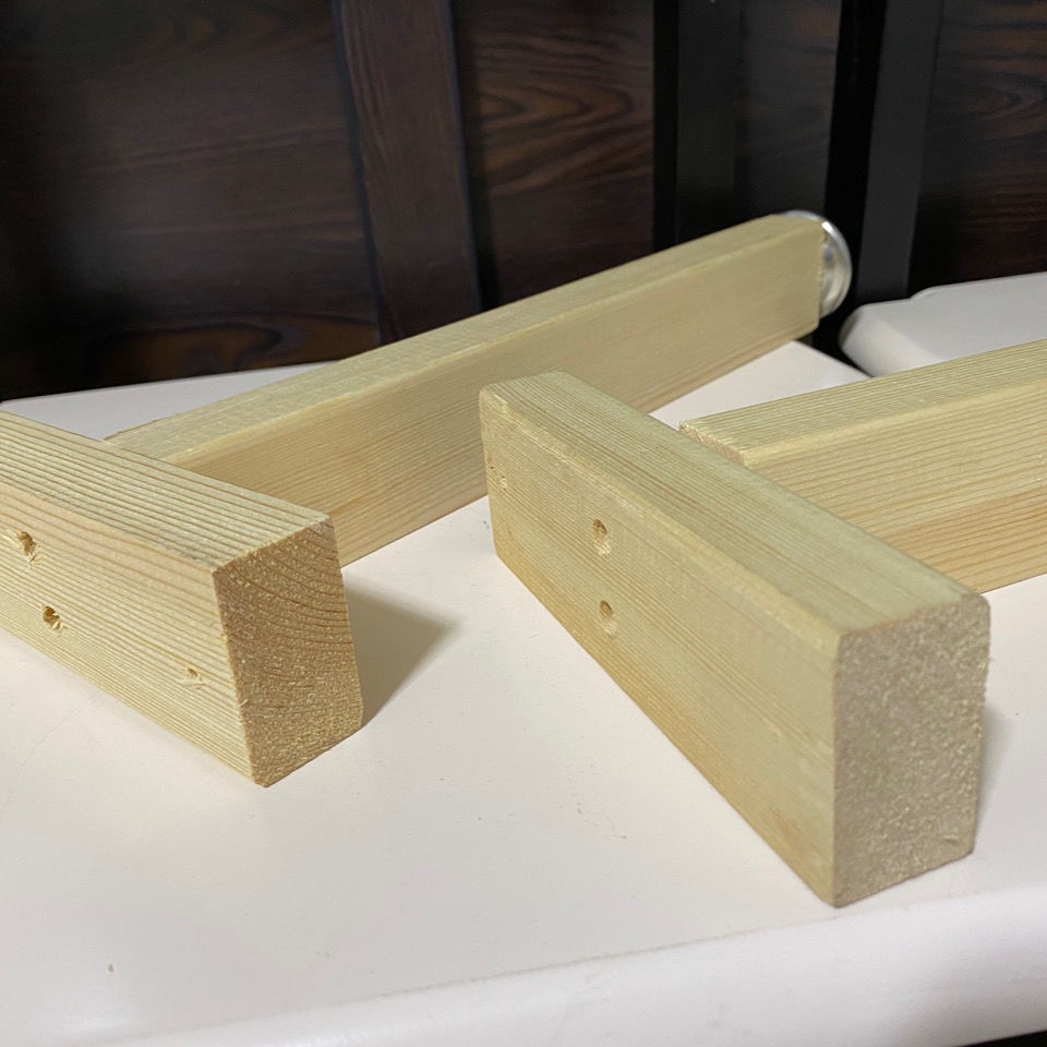 Solid Wood Bed Support Beam Fixed Reinforcement Artifact LoadBearing