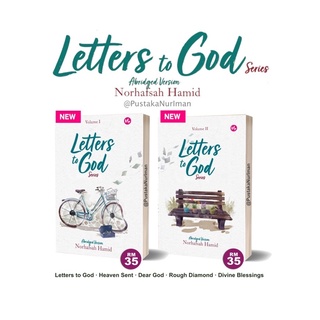 [Shop Malaysia] letters to god series (volume 1 & 2) (abridged version) (norhafsah hamid)