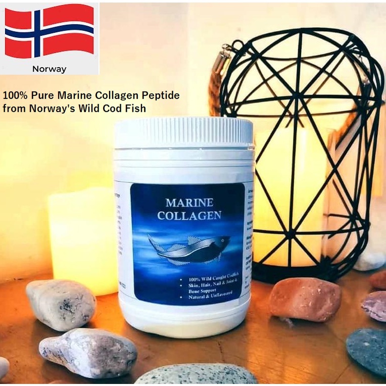 Norway 100%Pure Marine Collagen Powder |Wild Codfish 450g |Supplement For  Healthy Skin, Hair, Nails, Tendons &Ligaments | Shopee Singapore
