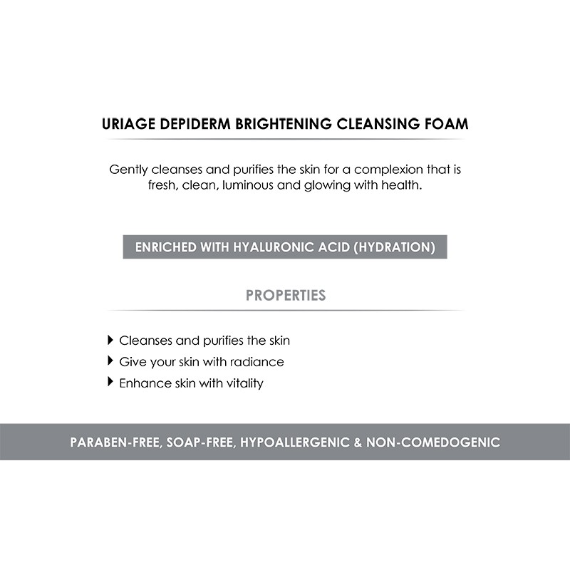 uriage depiderm cleanser