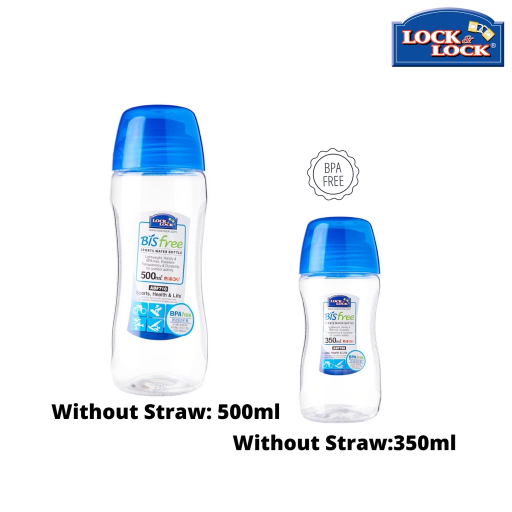 Download Locknlock Bisfree Sport Water Bottle 350ml 500ml Abf708 T Abf710 T Shopee Singapore PSD Mockup Templates