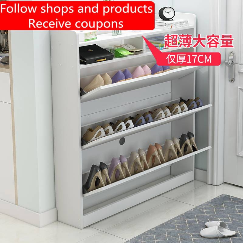 Dump Shoe Cabinet Home Entrance Simple Ultra Thin 17cm Multi Layer Entrance Cabinet Storage Locker Imitation Solid Wood Narrow Shoe Rack Shoe Cabinet Width 17cm Ultra Narrow Ultra Thin Design Shopee Singapore