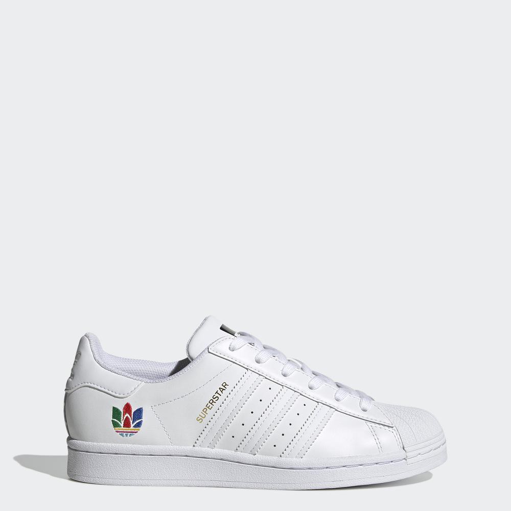 black and white adidas superstar shoes