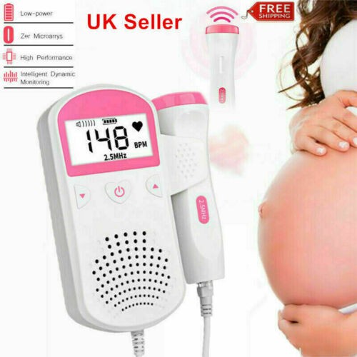 fetal baby doppler prenatal heart monitor