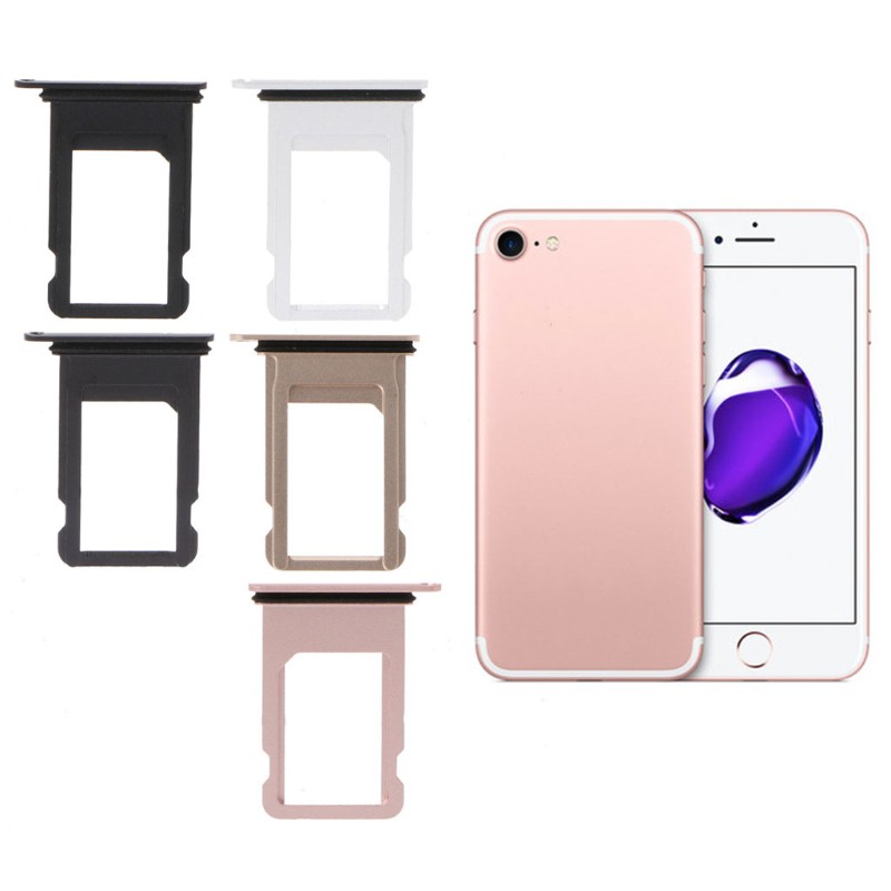 Sim Card Tray Holder Replacement With Tray Open Eject Pin For Apple Iphone 7 Shopee Singapore