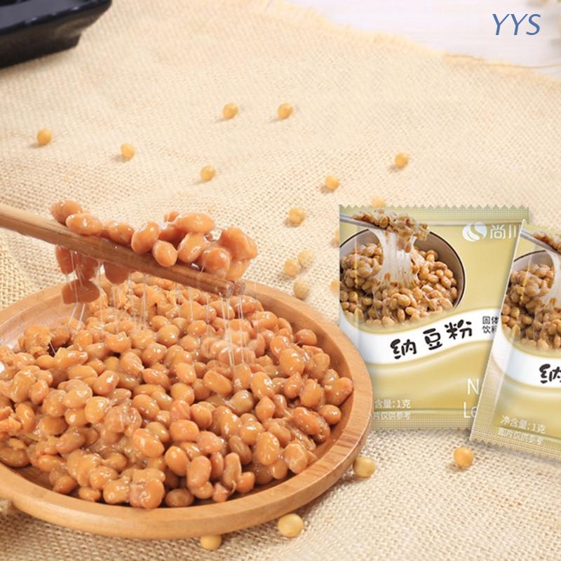 YYS 10X Natto Powder Bacillus Subtilis Nattokinase Agent Soybeans