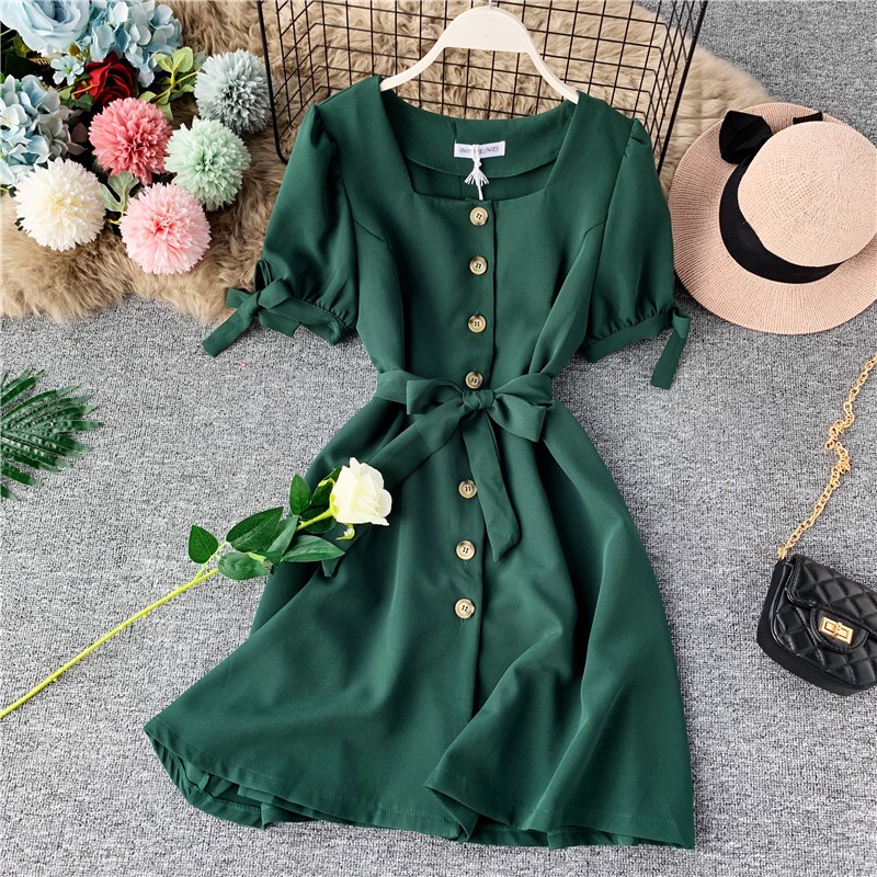 button down dress shopee