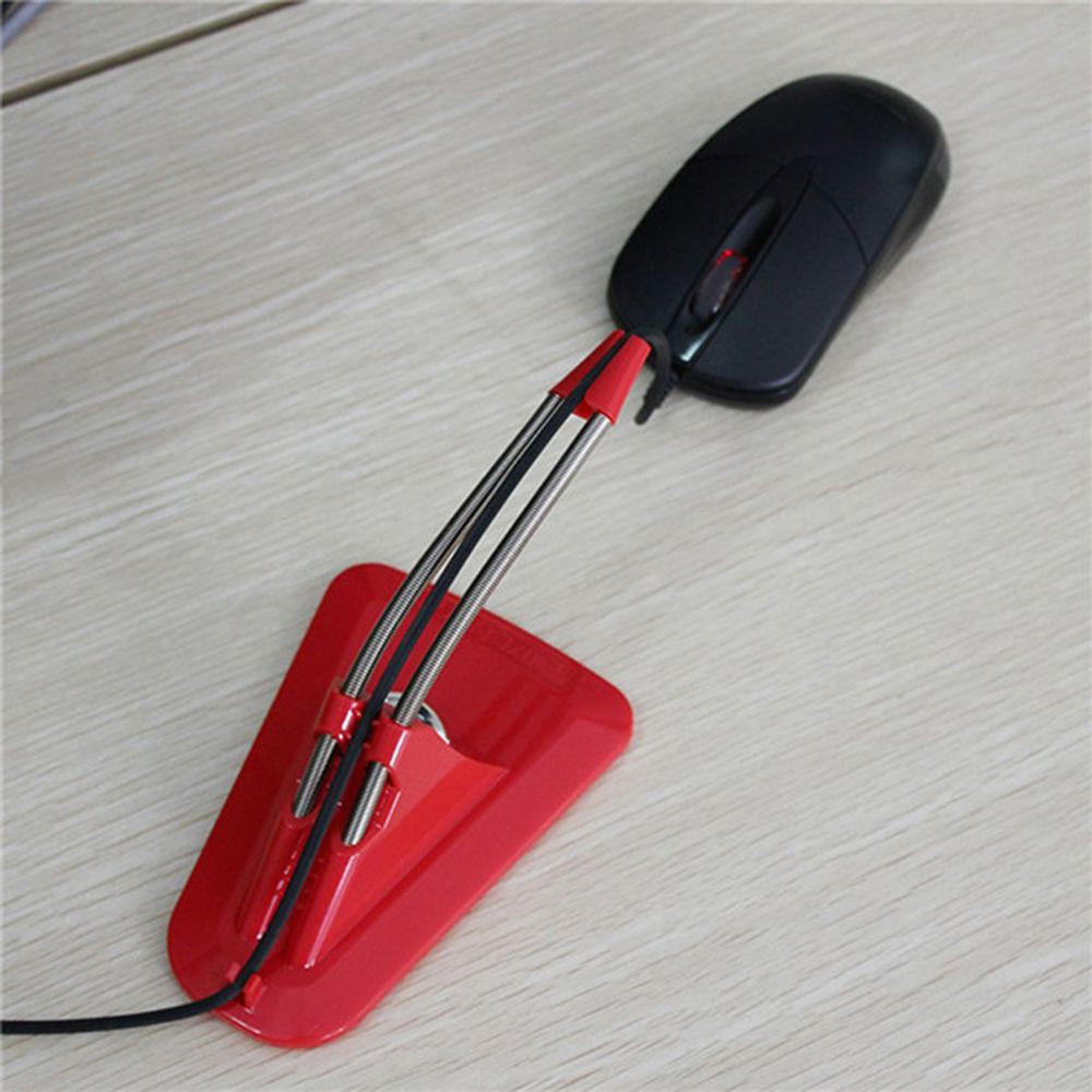 Mice Cord Clip Wire Line Organizer Mouse Cable Holder Bungee for LOL CS Dota