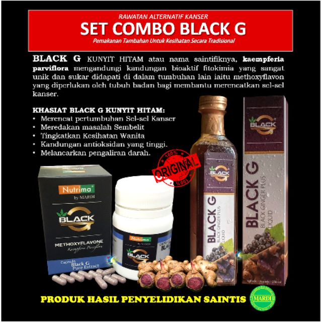 Kunyit Hitam Black G Singapore