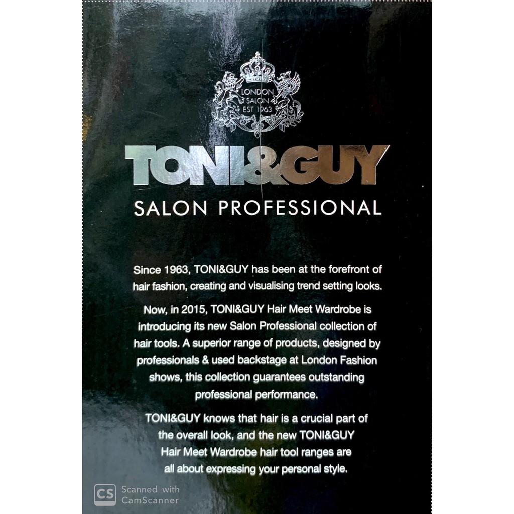 Toni Guy Salon Professional Tgdr5371uk Hair Dryer Shopee Singapore