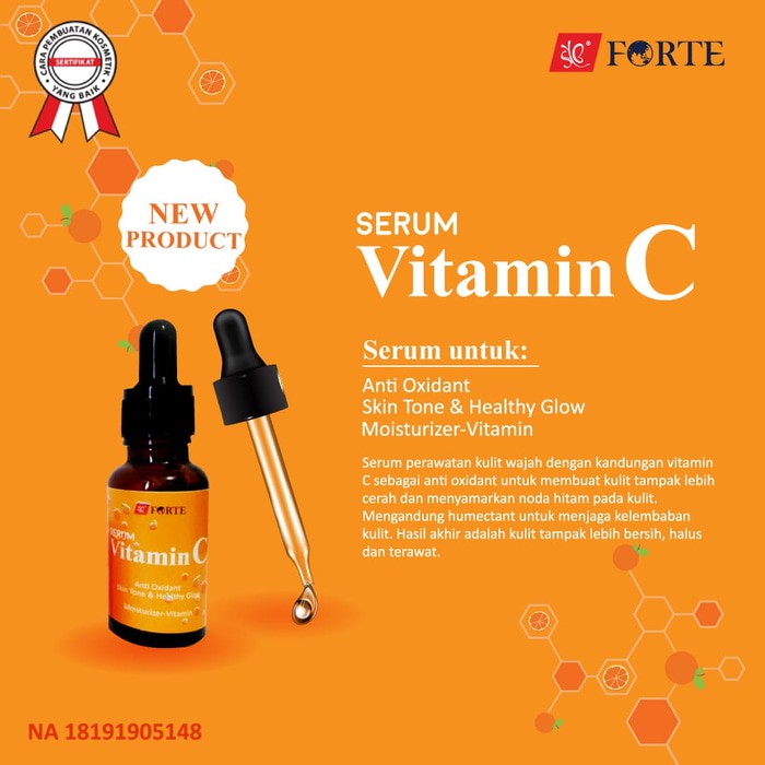 Syb Forte Serum Vit C Dus Orange Serum Vitamin C Syb Singapore