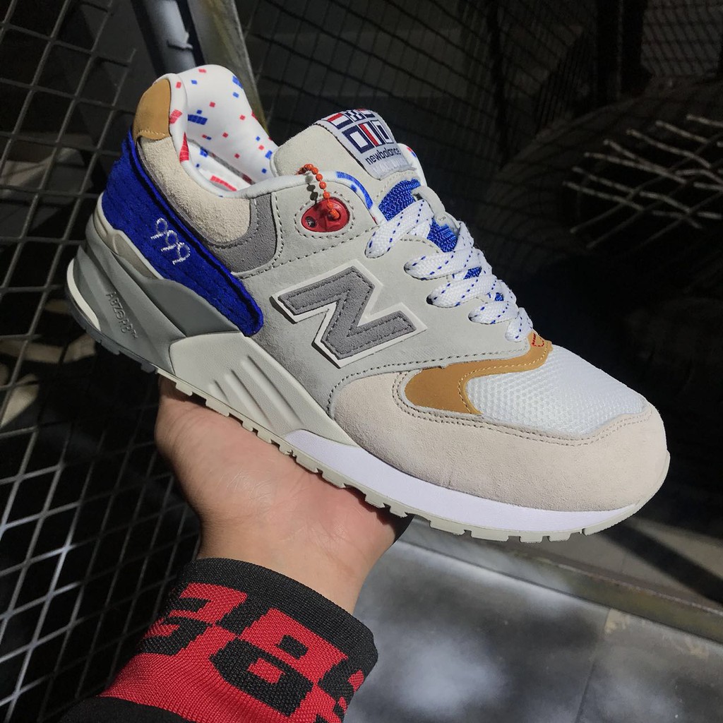 new balance 999 beige and blue