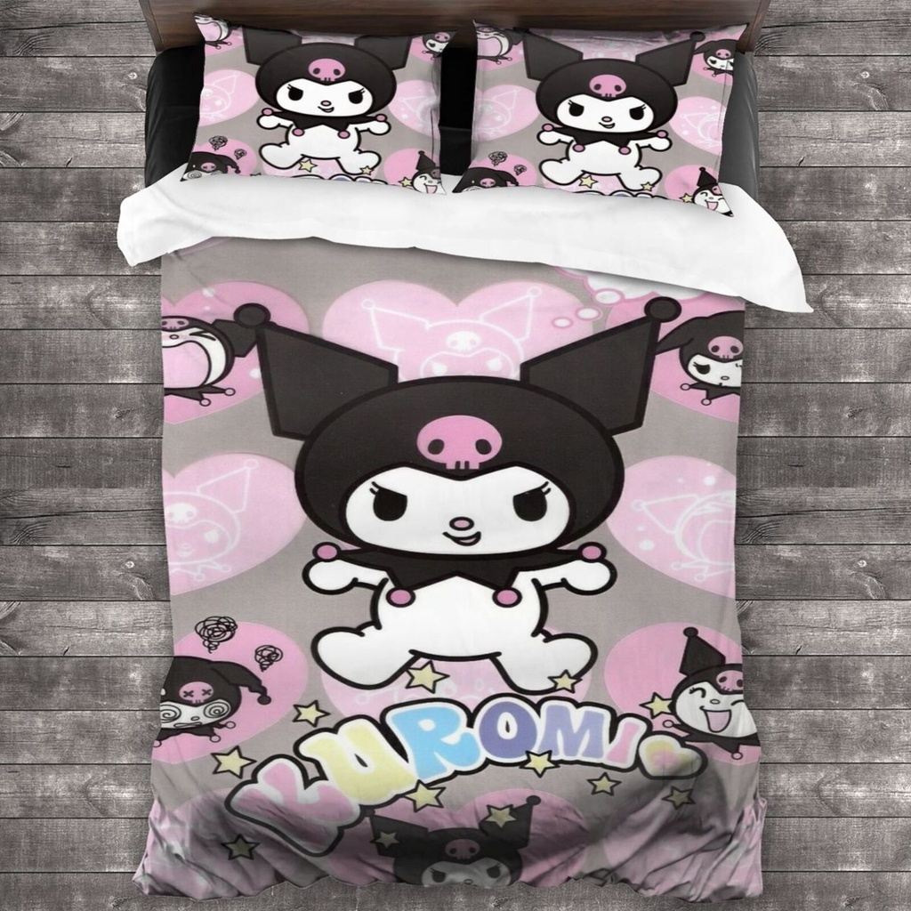 kuromi bed sheets