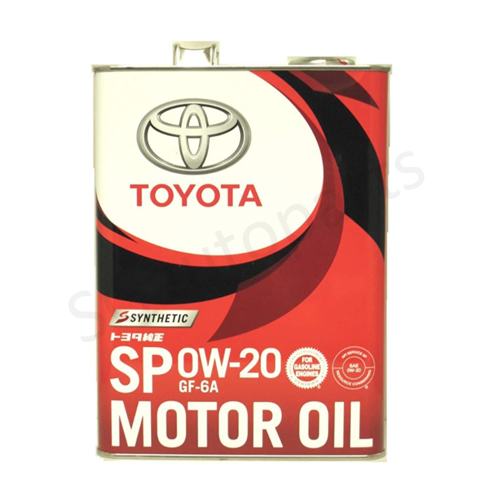 Toyota 0w20 0w 20 4l Genuine Shopee Singapore