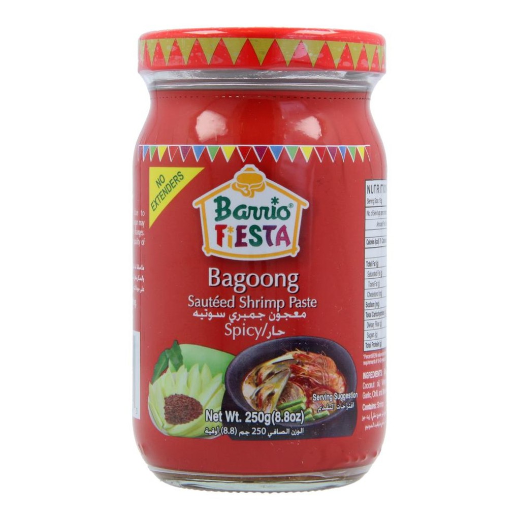 Barrio Fiesta Barrio Fiesta Bagoong (Sautéed Shrimp Paste) Spicy, 250g