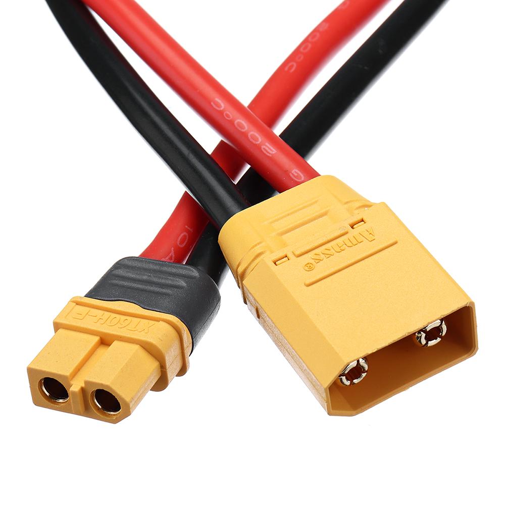 10WAG 10/15/20/30/50cm XT90 Male Plug XT60 Female Plug Extension