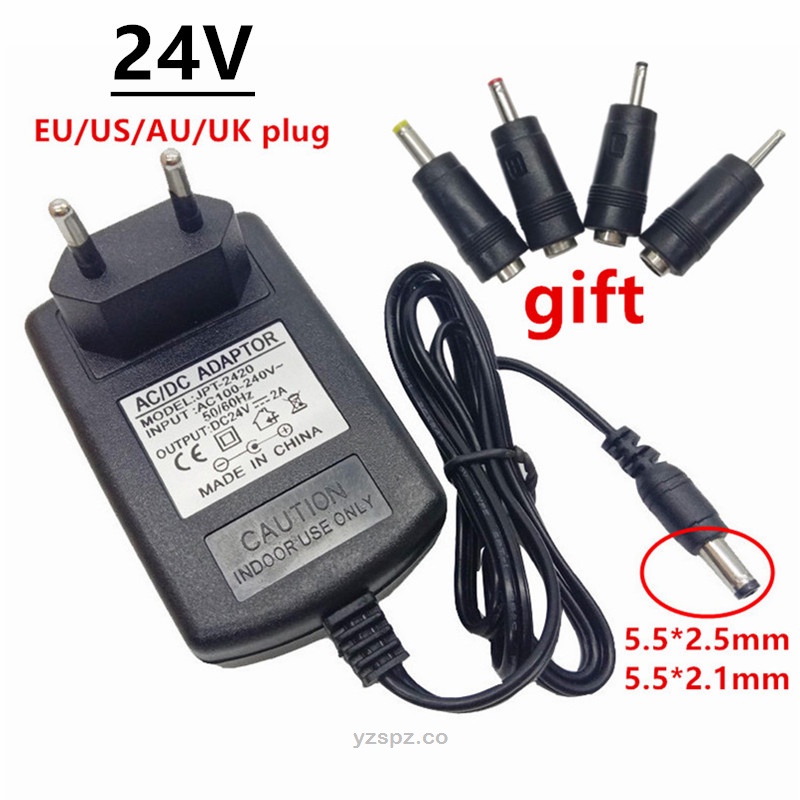 Input 100~240V AC 50/60Hz UK EU Us Plug DC 12V 0.5A 1A Universal