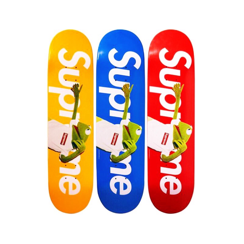 supreme kermit skateboard