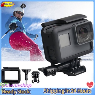 [READY STOCK] Camera protection frame  action camera protective case with base and screw for Gopro Hero 5/6/7 cycling