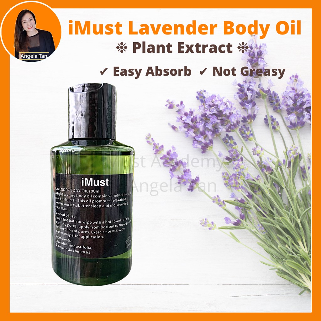 Shop Malaysia Imust Handmade Lavender Essential Oil Aromatherapy Body Massage Guasha Relaxing Oil Minyak Urut Badan Guasa Shopee Singapore