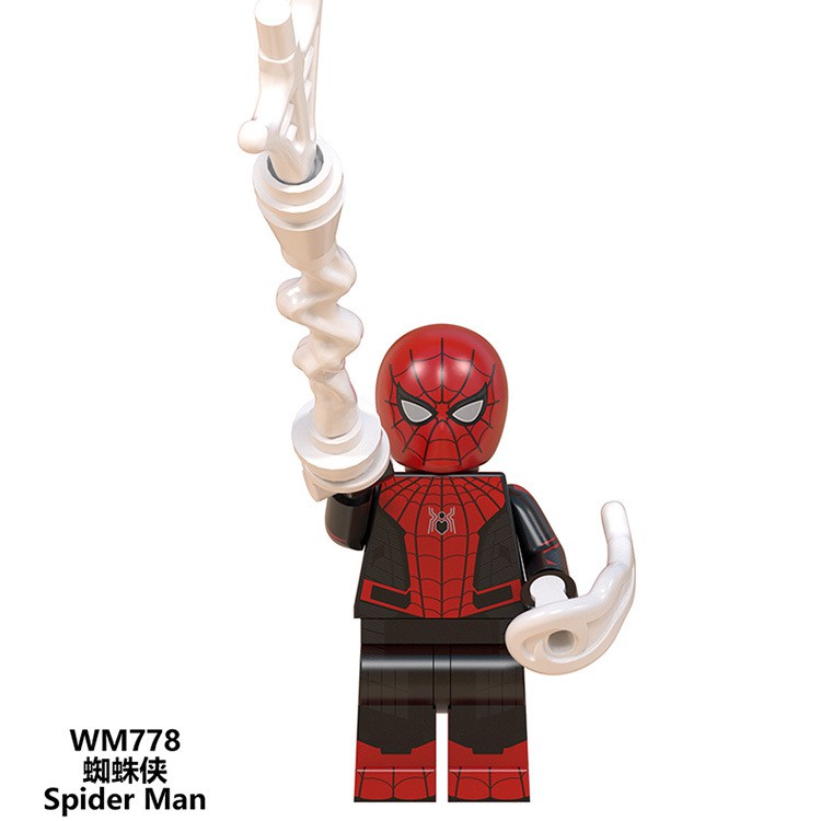 lego spiderman keyring