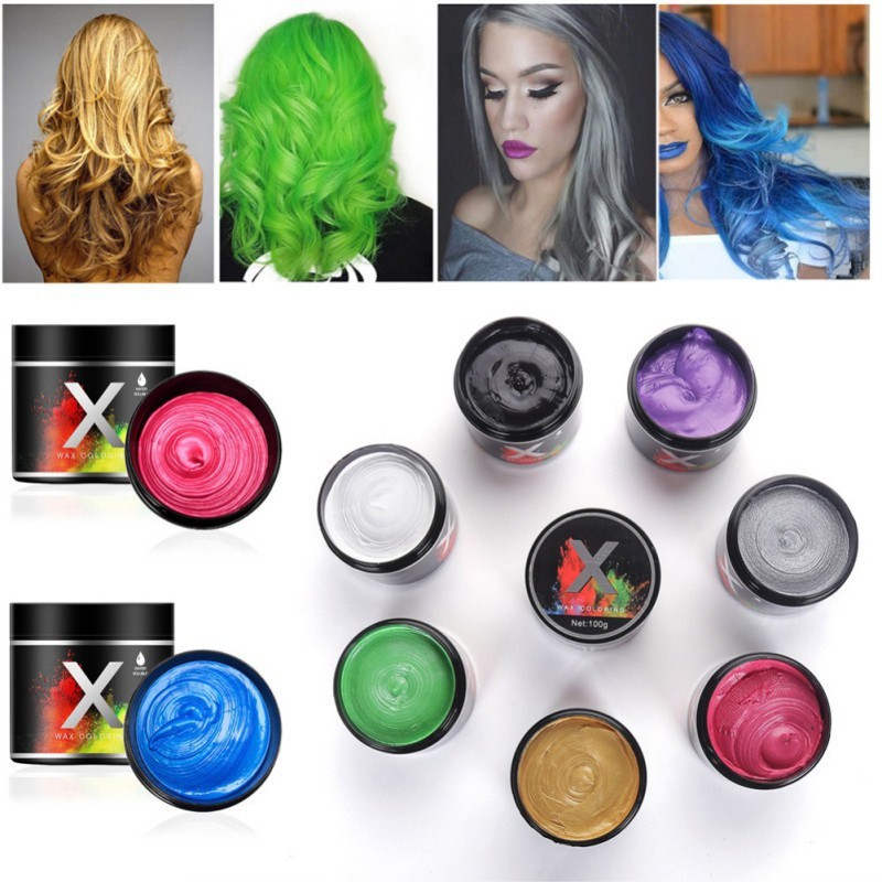 Men Women Disposable Hair Mud Strong Lasting Create A Variety Of