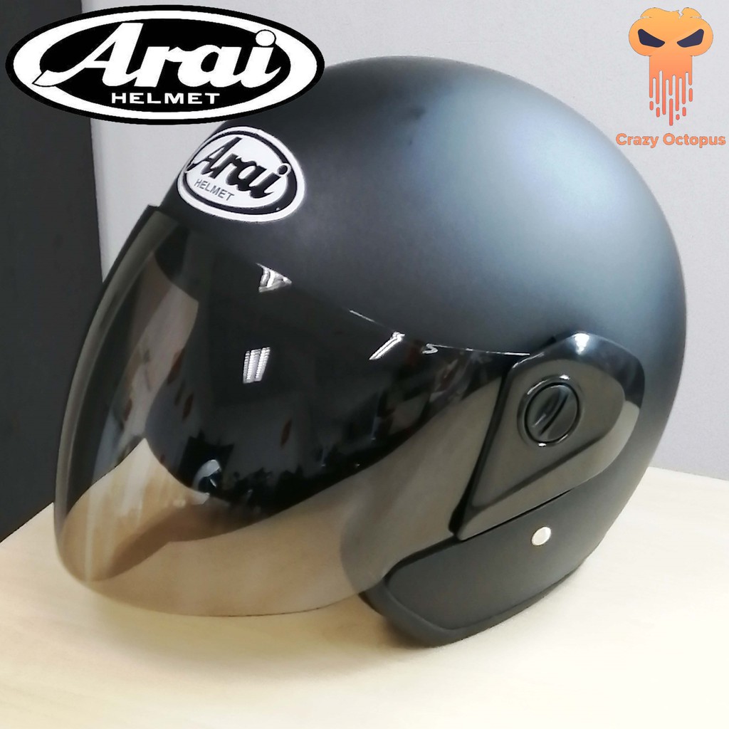 Shop Malaysia Arai Clone Sirim Open Face Helmet With Ltd Visor Pearl Colours Index L Size Shopee Singapore