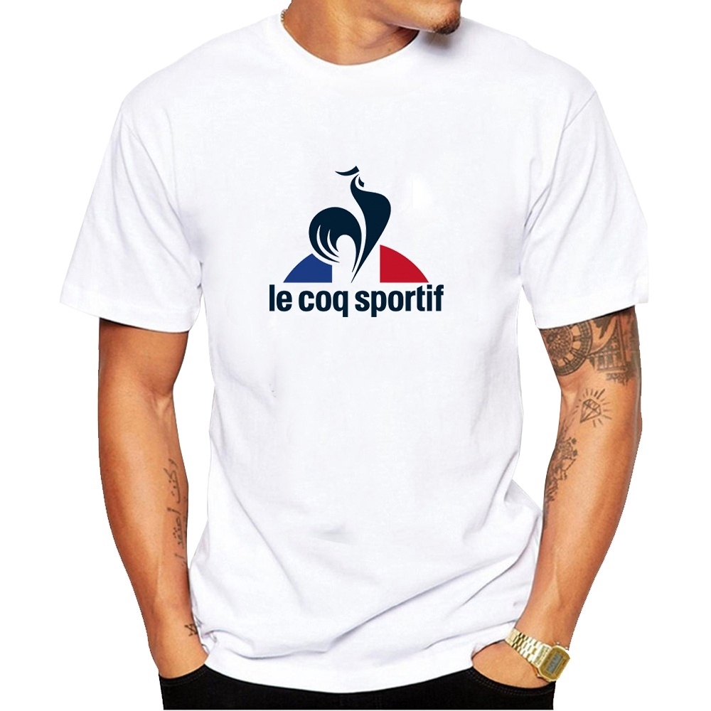2021 Casual T Shirts Le Coq Sportif Logo Printed Graphic Men Fashion ...
