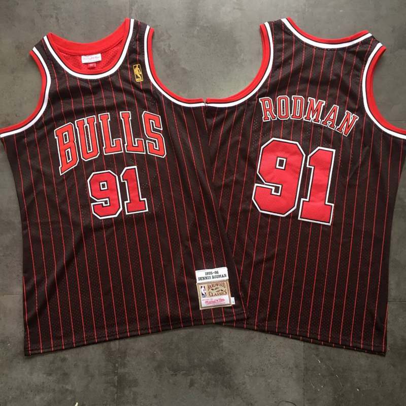 red dennis rodman jersey