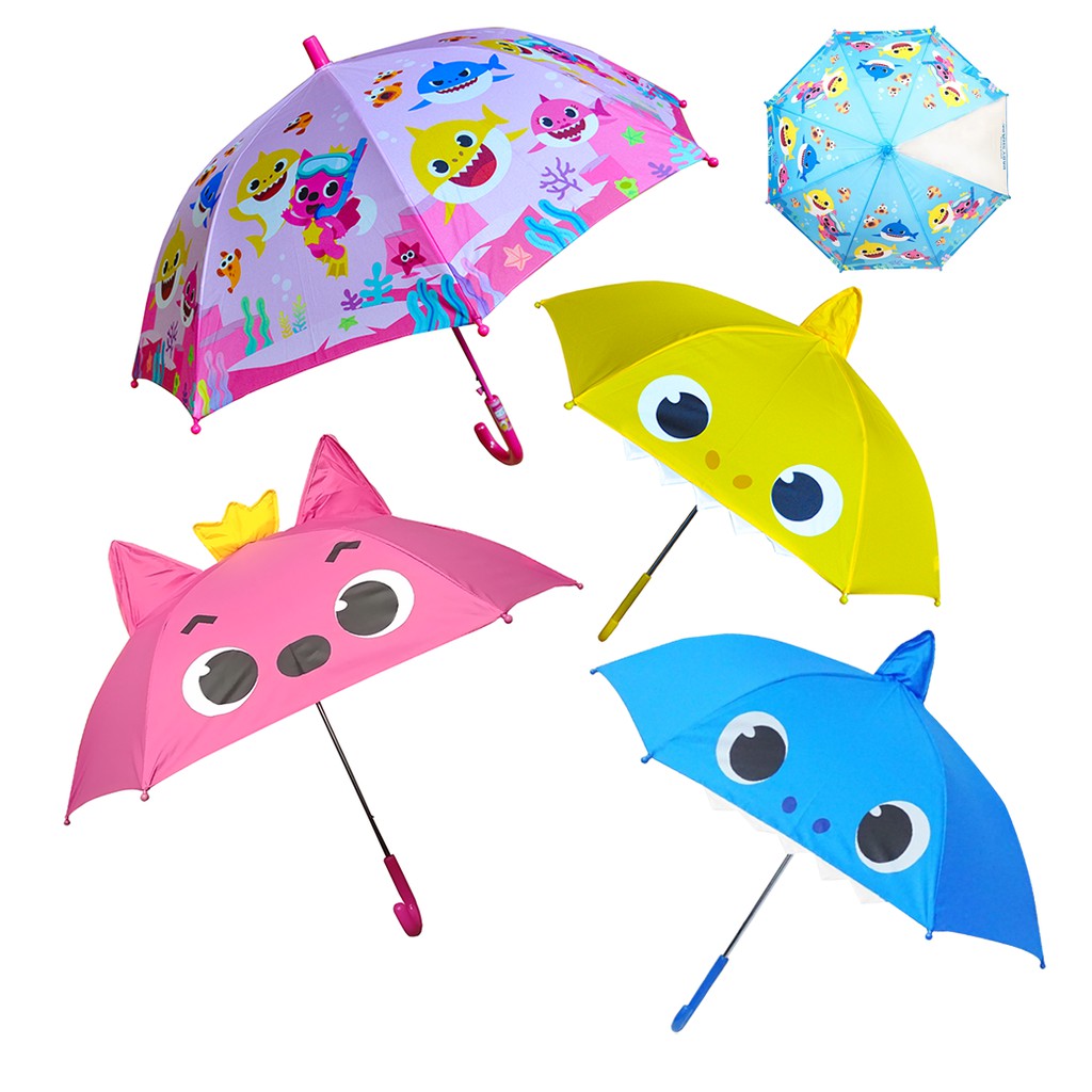 pinkfong umbrella Baby shark Family Safety frame umbrella over 3 years