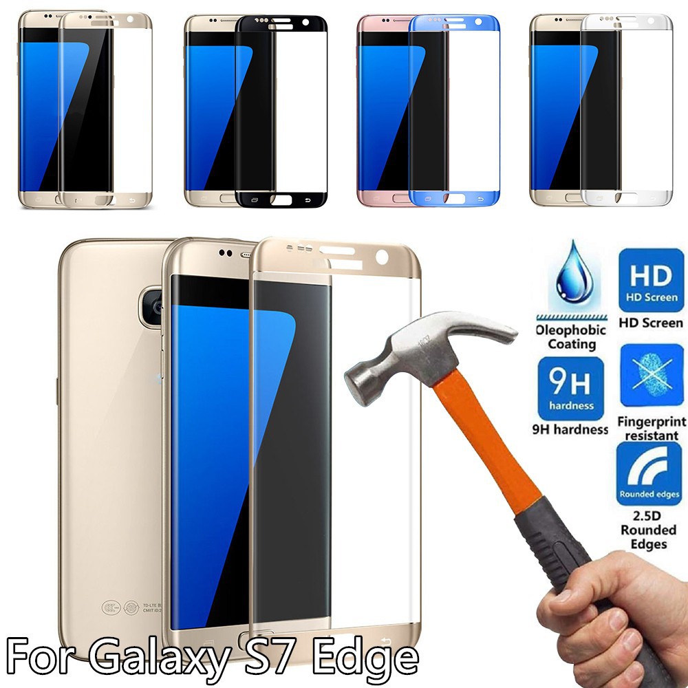 Tempered Glass Screen For Samsung Galaxy S7 Edge | Shopee Singapore