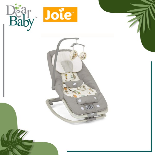 joie dreamer rocker in the rain