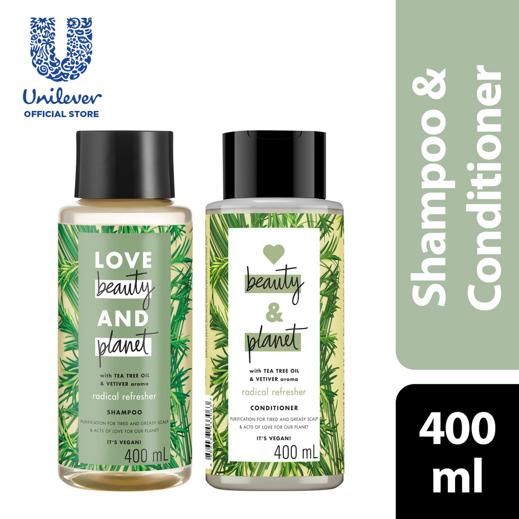 Love Beauty And [ Shampoo 400ml + Conditioner 400ml ] Set