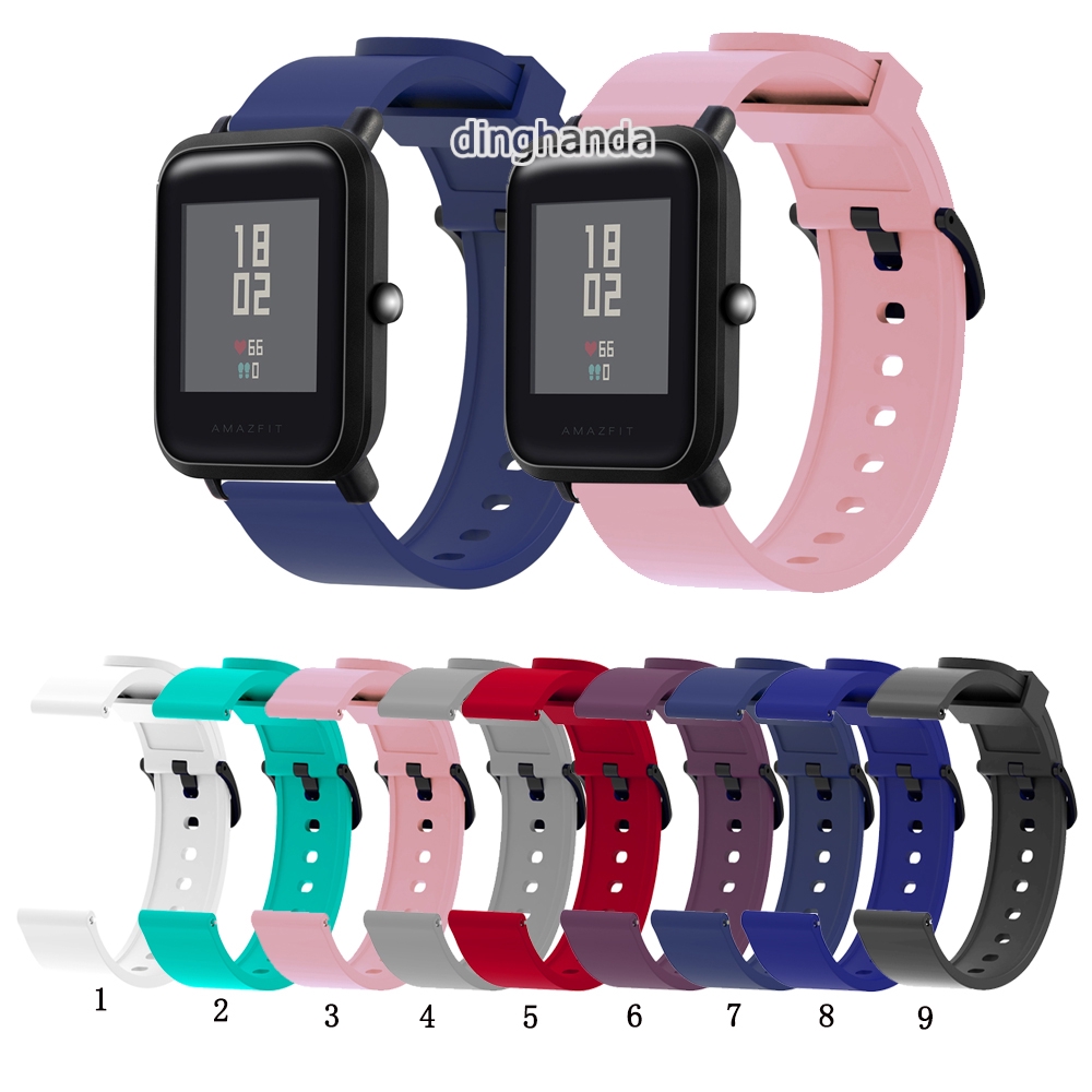 Soft Silicone Strap Band For Huami Amazfit Bip Lite Bip S U Shopee Singapore