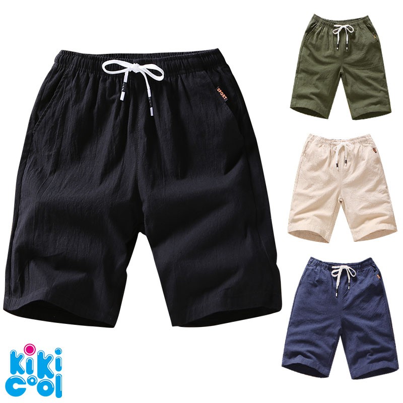 mens short pants with elastic waist