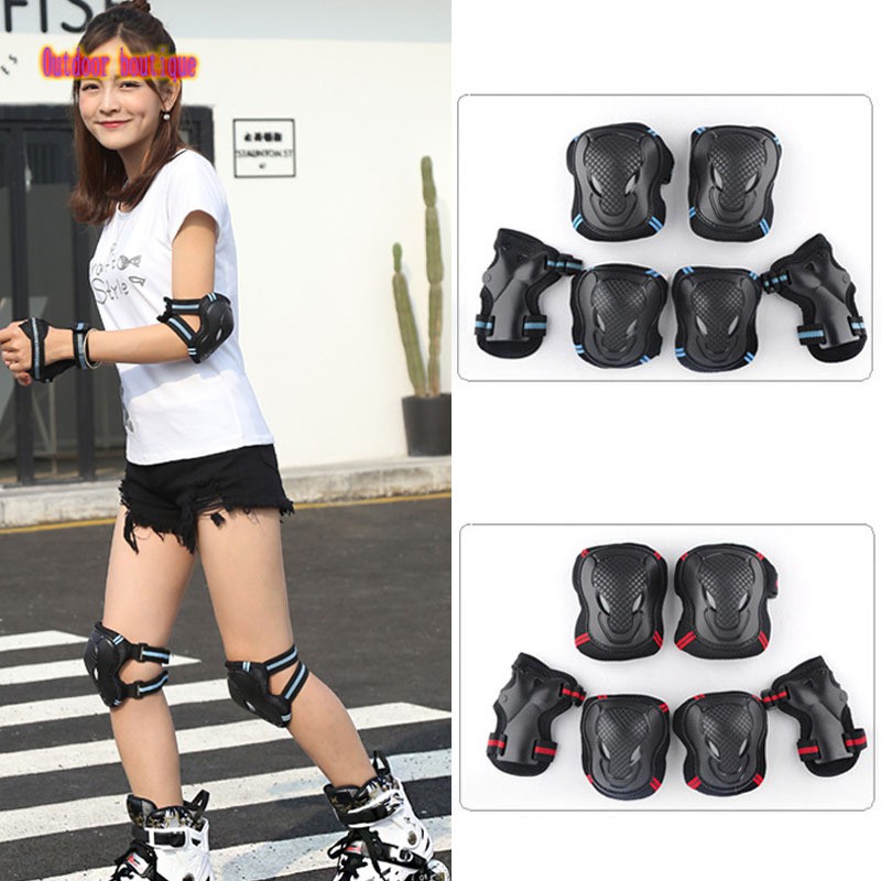 Adult Children Protective Safety Skate Pads Elbow/Knee/Wrist Protection Gear 