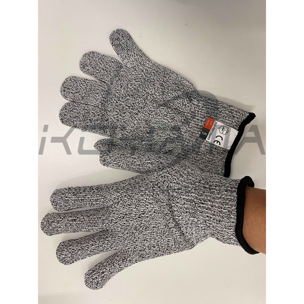 KE store SG ready stock Anticut gloves home woker safety durian