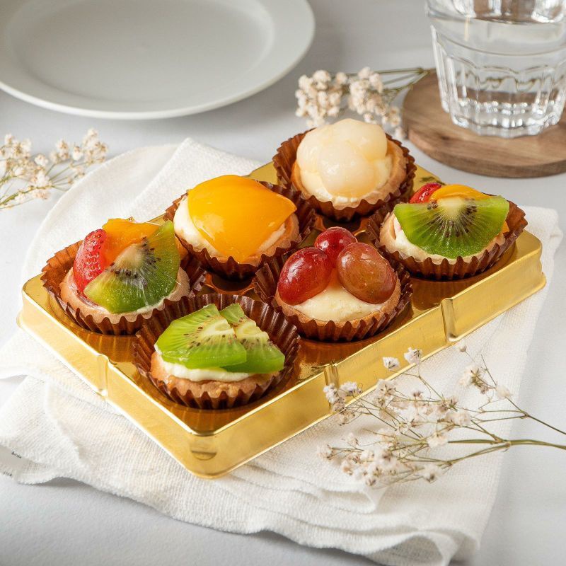 [ECREATIVECAKE] 6pcs Mini Fruit Tarts (Earliest Delivery 6th Dec 2022