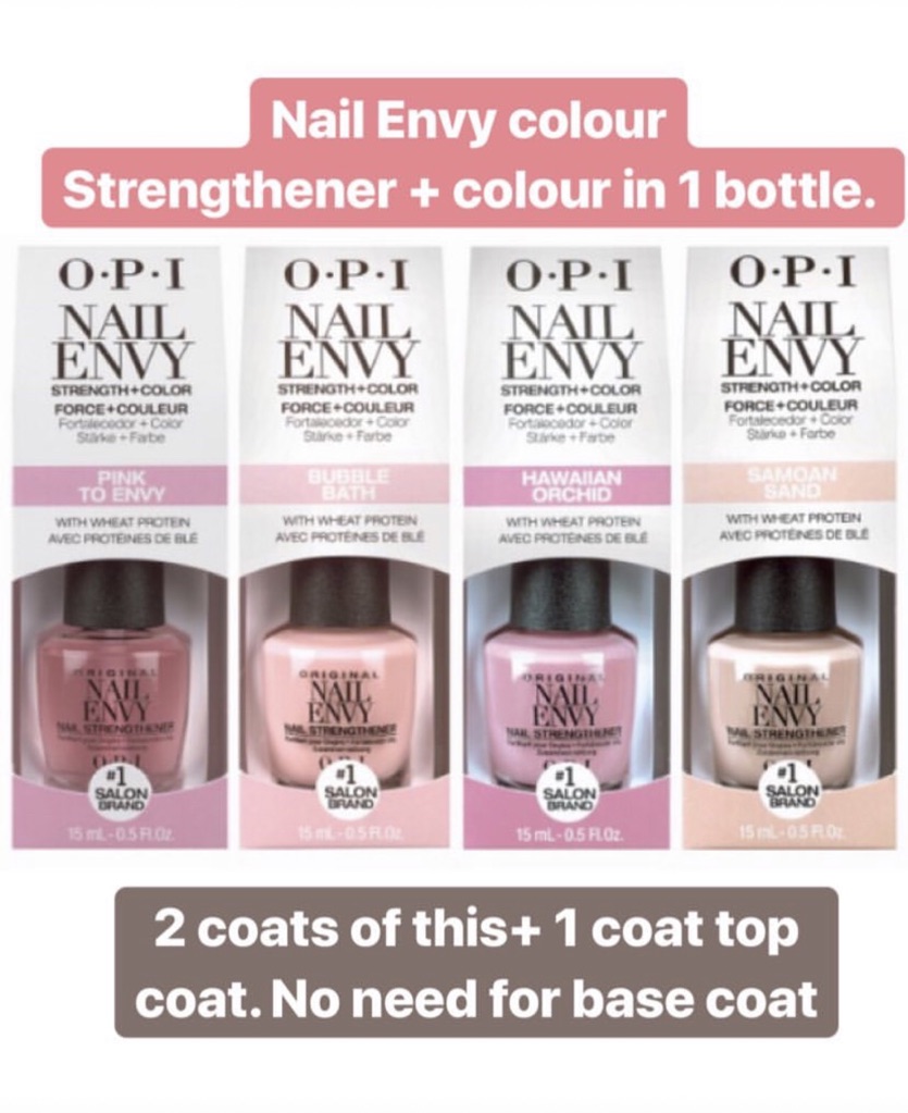 Opi Nail Envy Hawaiian Orchid Colour Strengthener Shopee Singapore