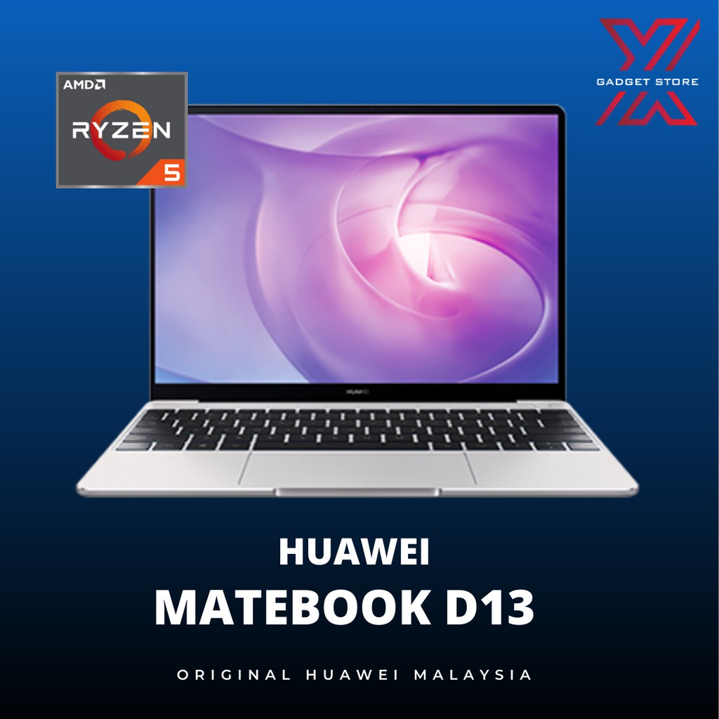 New Huawei Matebook D13 Amd Ryzen 5 Original Huawei Malaysia Shopee Singapore