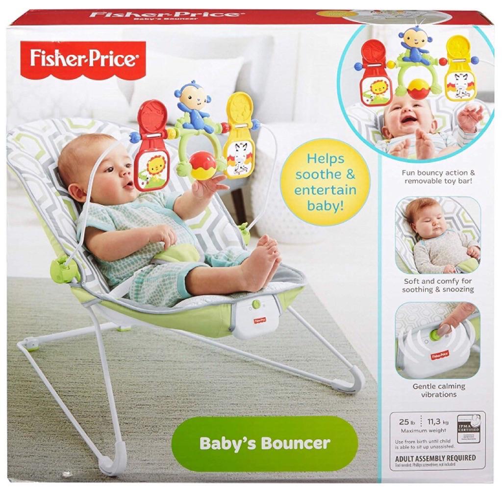 fisher price vibrating baby bouncer